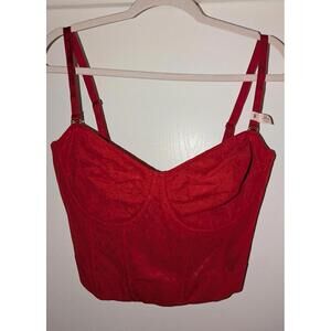 Victoria's Secret Red Corset Bustier